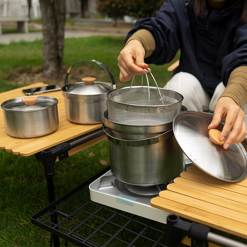 NOBANA Newest Outdoor Stainles - đánh giá và giá Camping Cooking Backpack