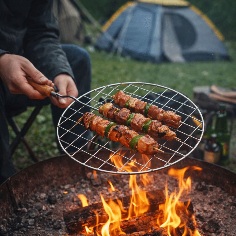 Portable Stainless Steel BBQ G - đánh giá và giá Camping Cooking Bbq