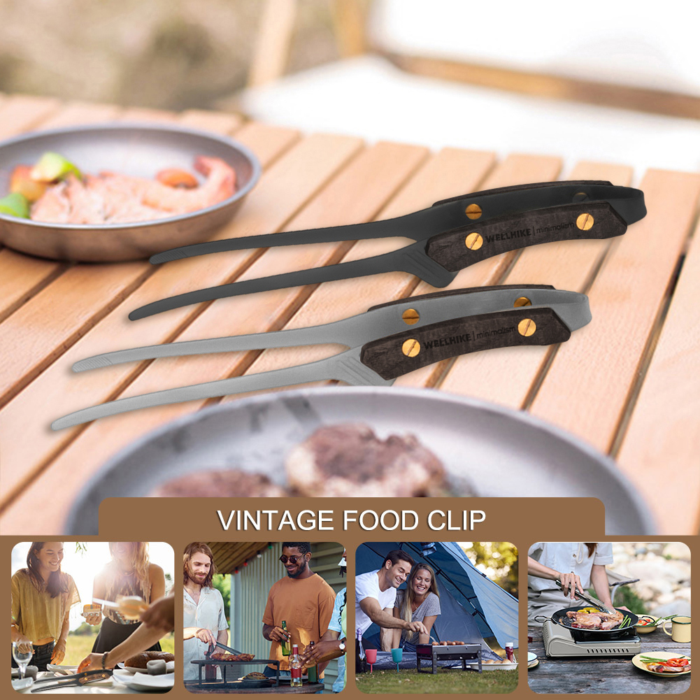 BBQ Grill Barbecue Tong Vintag - đánh giá và giá Vintage Camping Cooking Set