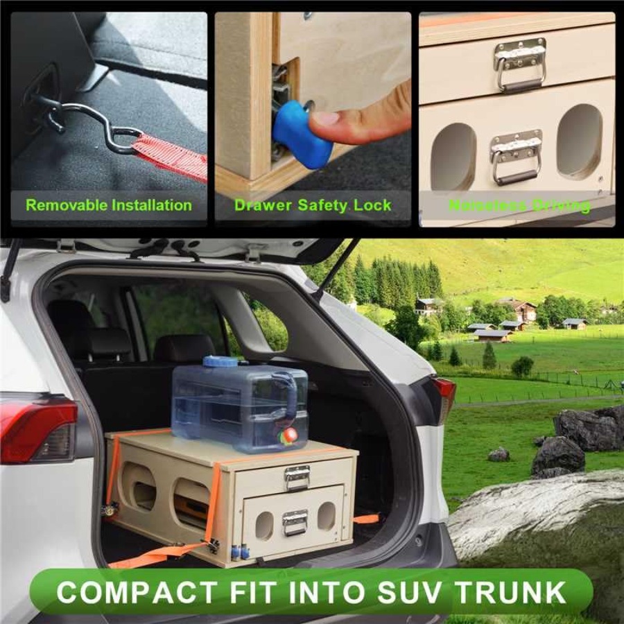 Overland Kitchen Slide-Out Sys - đánh giá và giá Camping Cooking All In One