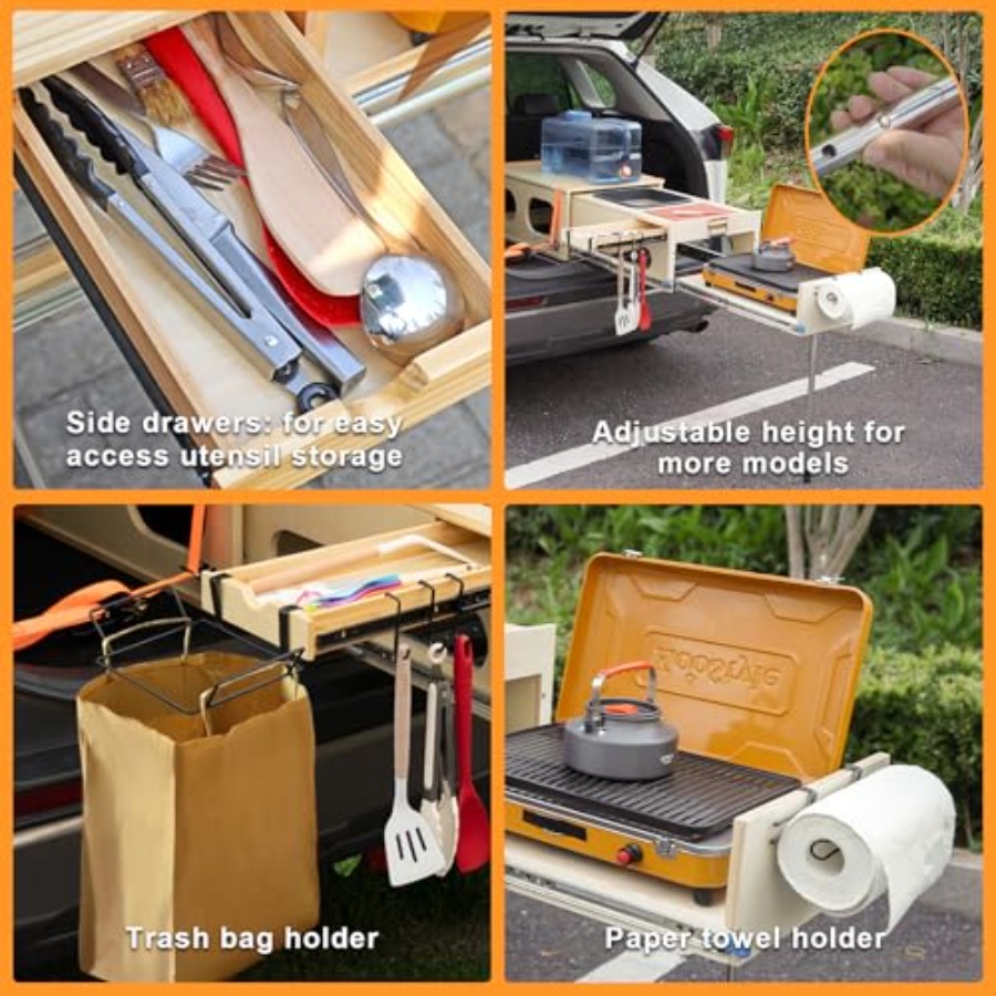 Overland Kitchen Slide-Out Sys - đánh giá và giá Camping Cooking All In One