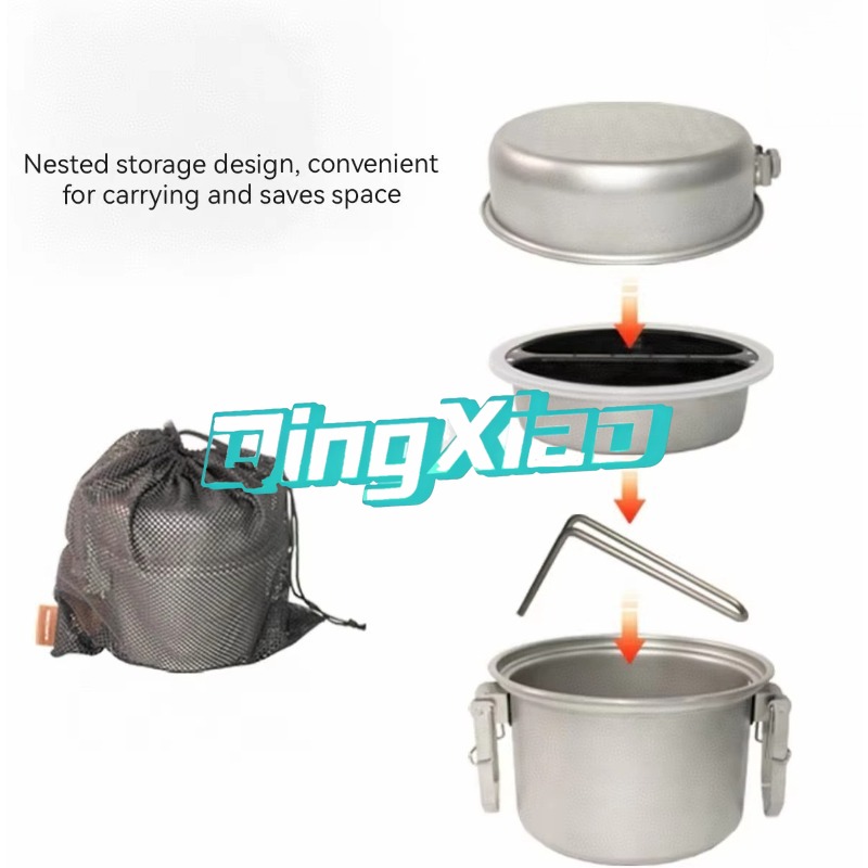 Outdoor 304 Stainless Steel Mu - đánh giá và giá Camping Cooking Pot