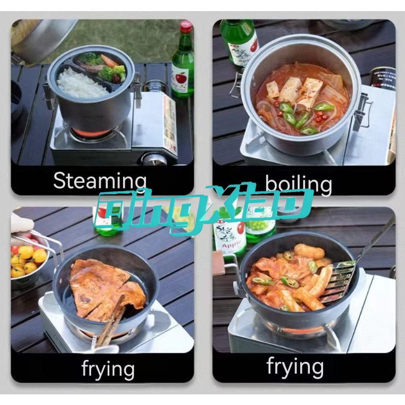 Outdoor 304 Stainless Steel Mu - đánh giá và giá Camping Cooking Pot