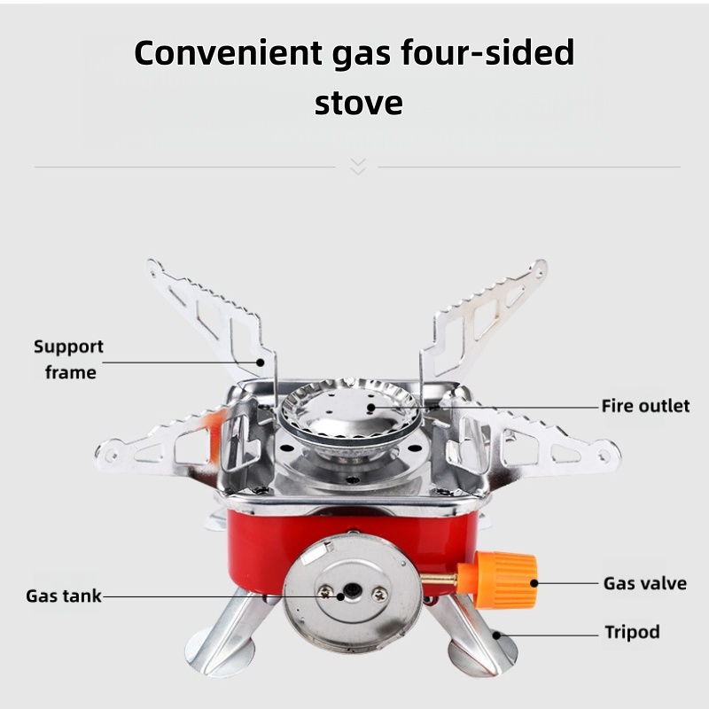 Outdoor Mini Square Stove Camp - đánh giá và giá Camping Cooking Heater