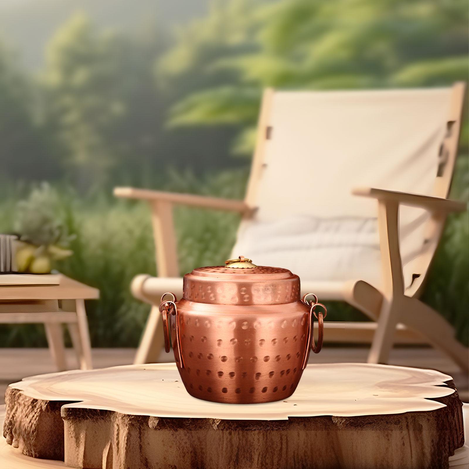 Copper Pot Handmade Thickened  - đánh giá và giá Camping Cooking Pot