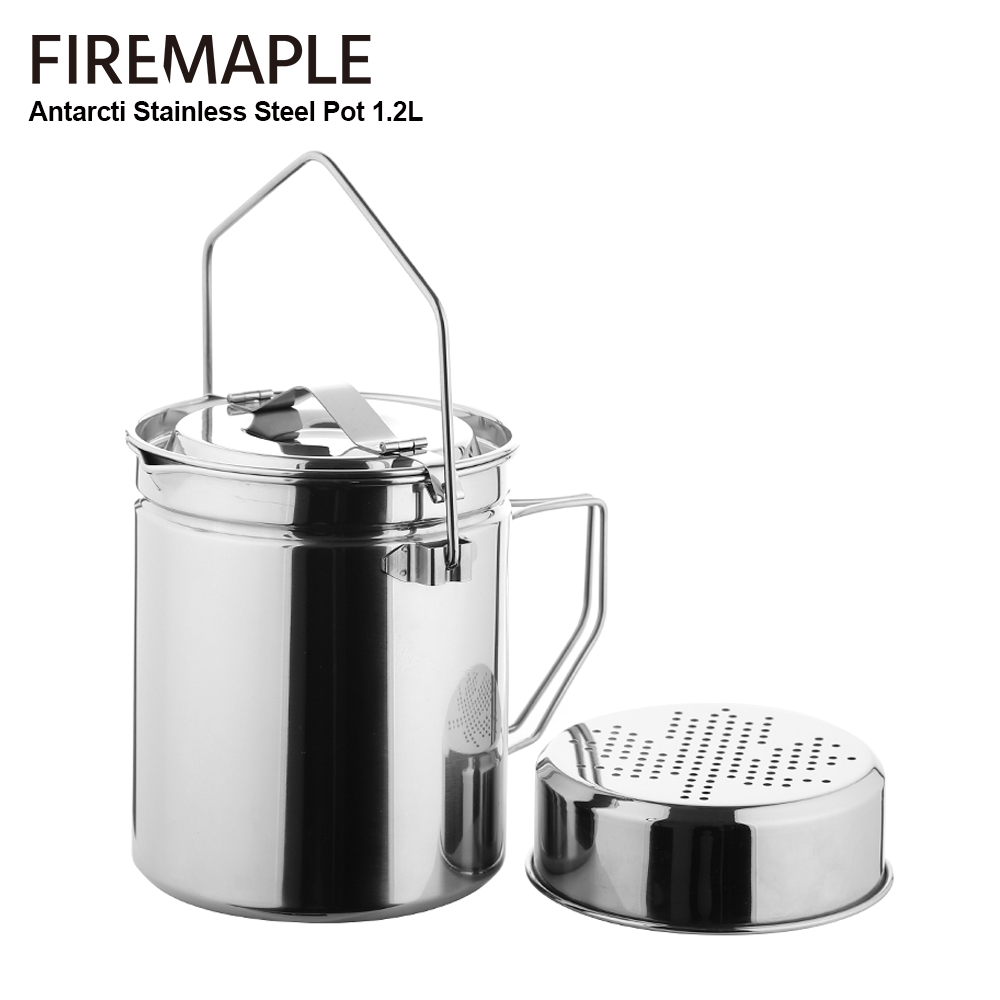 Lửa-Phong 1.2L Nồi Xửng Hấp In - đánh giá và giá Camping Cooking System