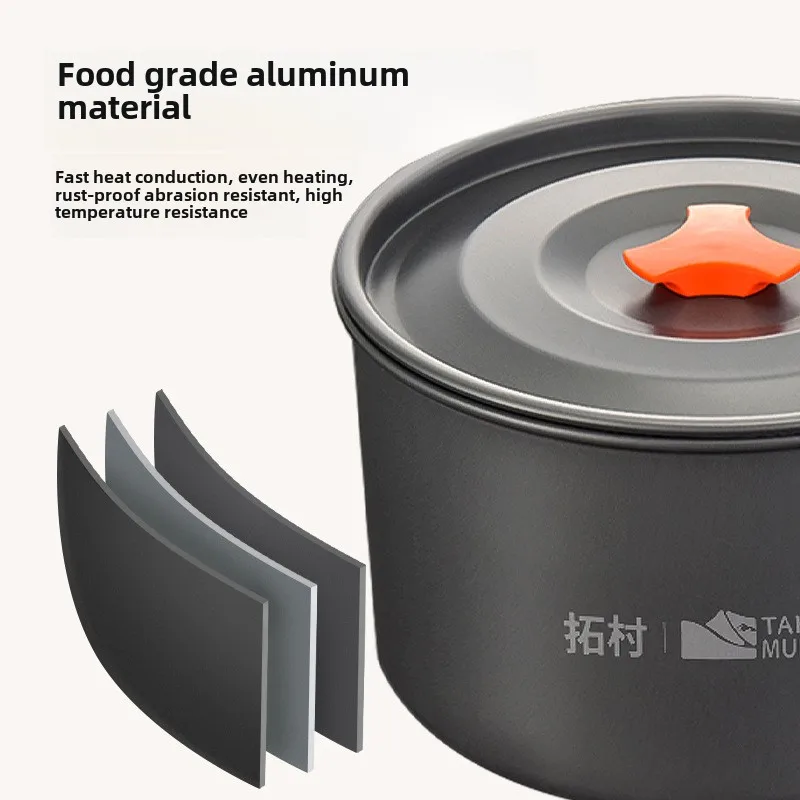 Camping Cookware Set Outdoor C - đánh giá và giá Camping Cooking Backpack