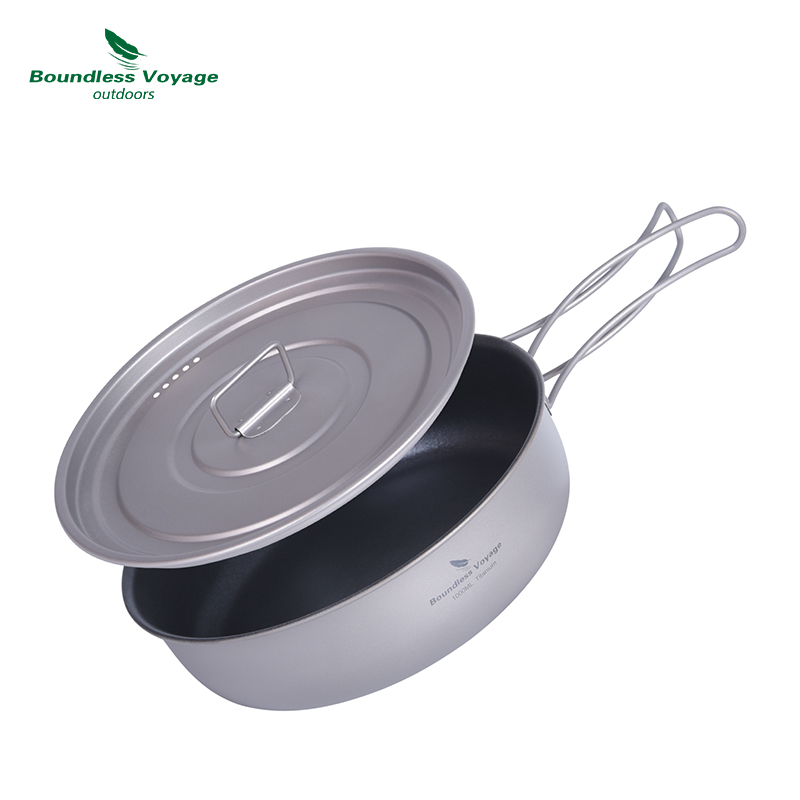 VÔ BIÊN Chuyến Hải Hành Chống  - đánh giá và giá Camping Cooking Pot With Lid