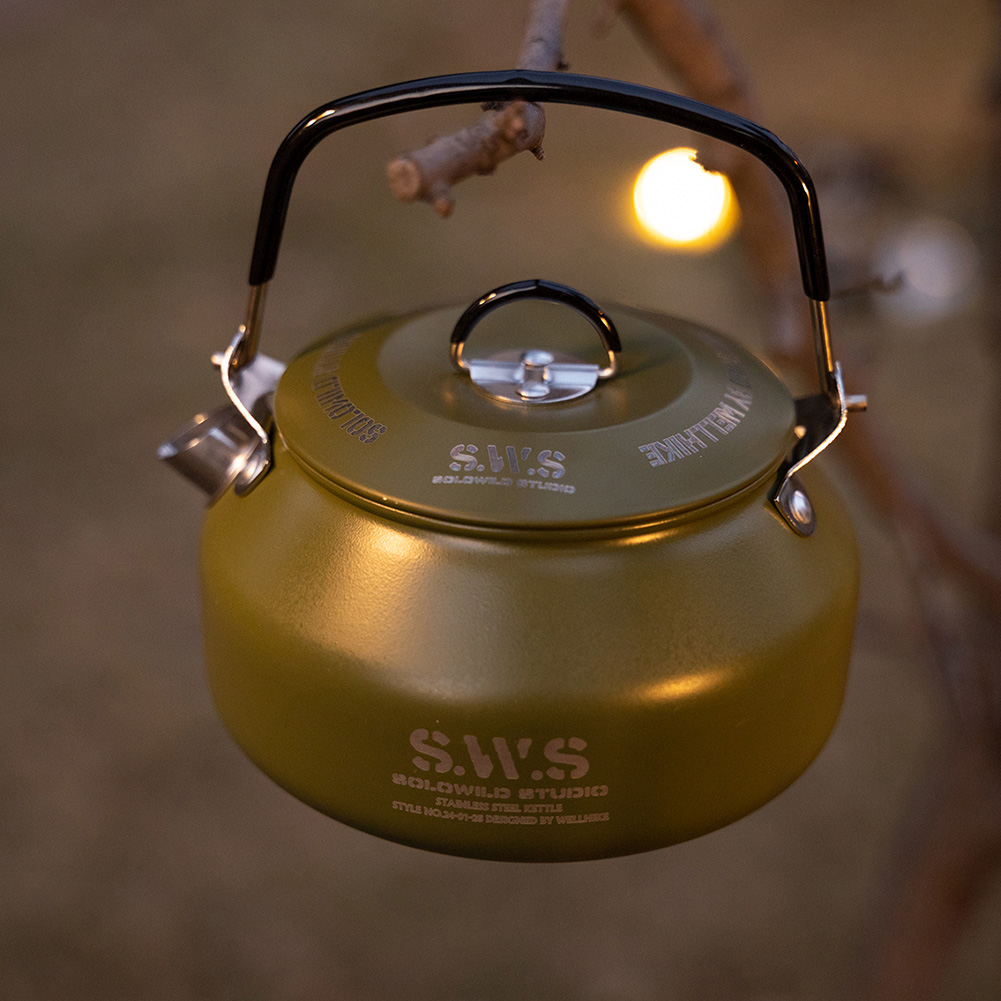 0.8L Outdoor Camping Kettle wi - đánh giá và giá Camping Cooking Set Lightweight