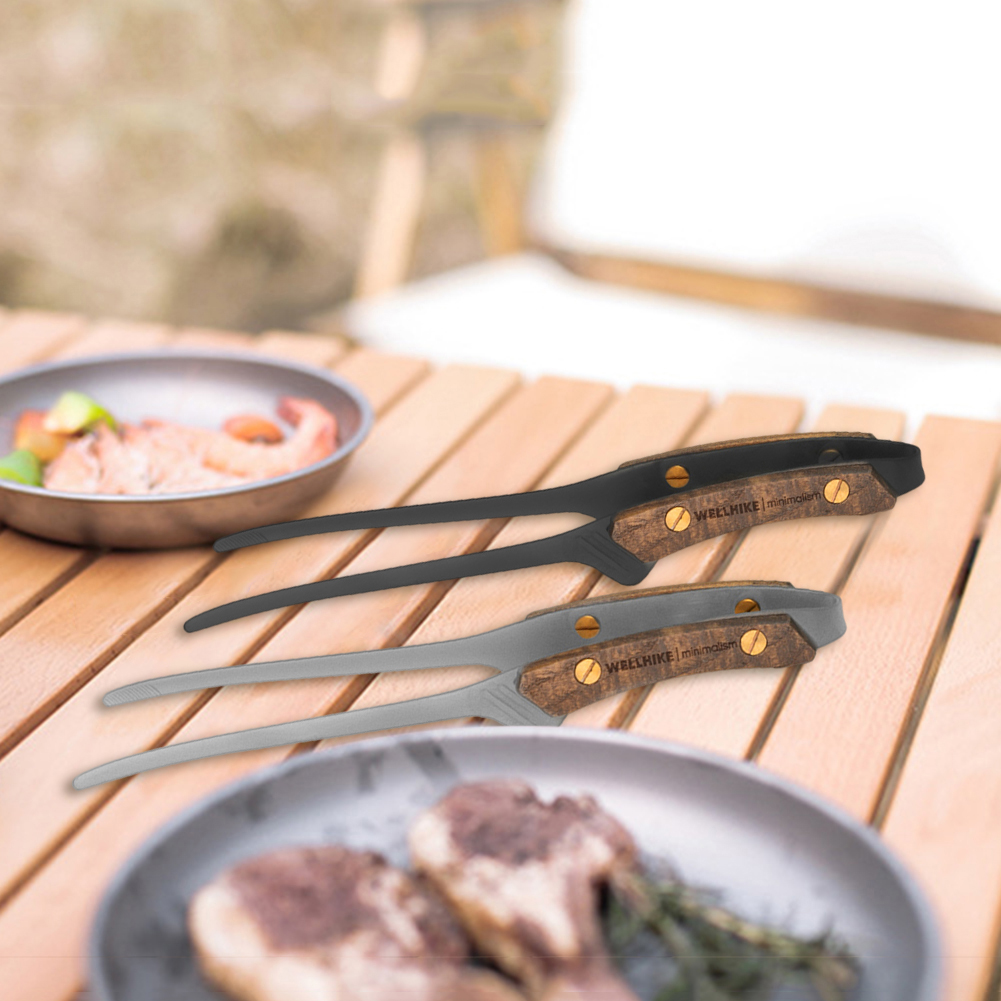 Picnic Meat Clip Vintage BBQ G - đánh giá và giá Vintage Camping Cooking Set