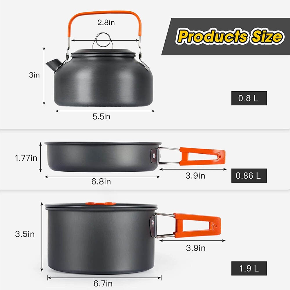 Outdoor Camping Cooking Set Ou - đánh giá và giá Camping Cooking Vegetables