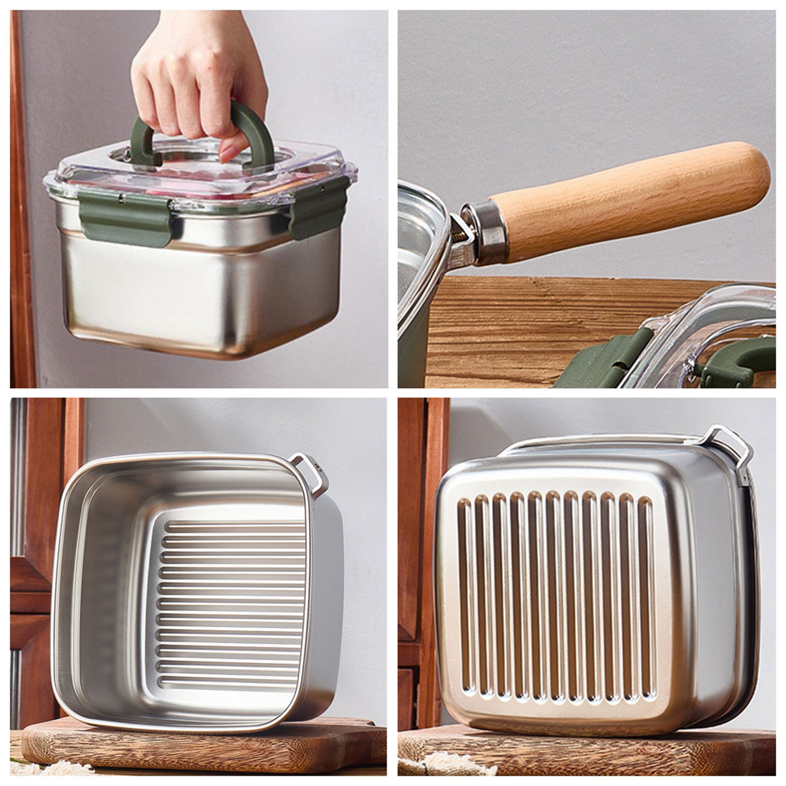 Mini Deep Fryer Pot for Campin - đánh giá và giá Camping Cooking Vegetables