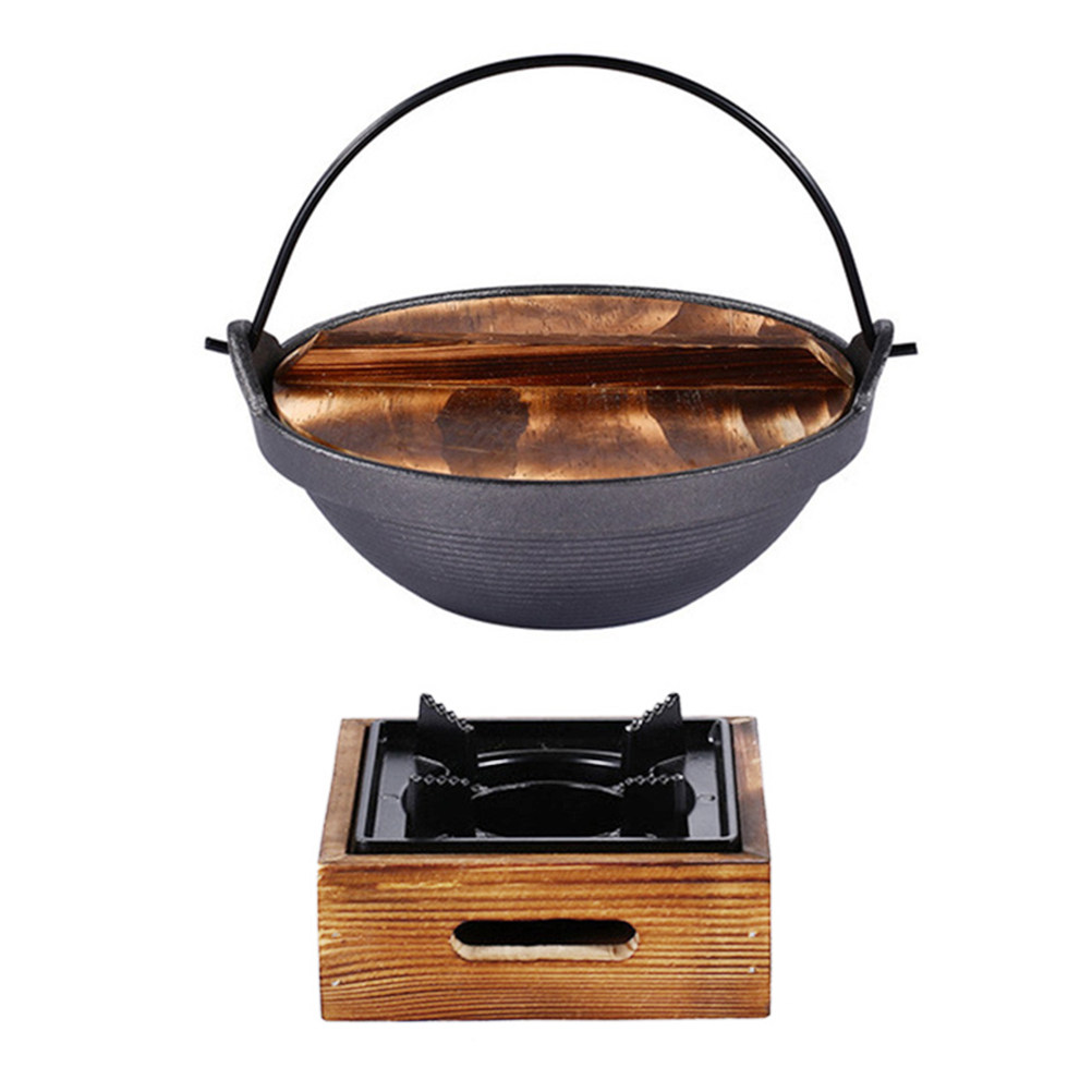 Japanese Style Cast Iron Sukiy - đánh giá và giá Japanese Camping Cooking