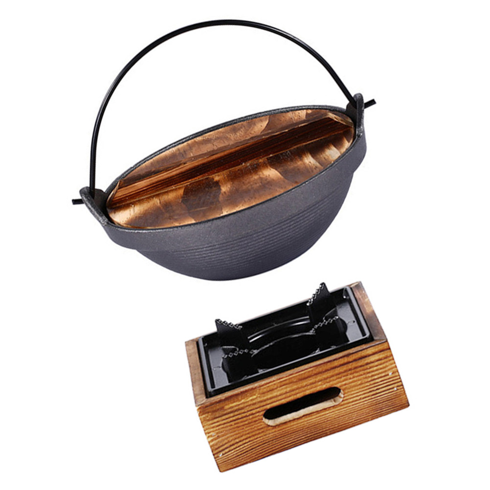 Japanese Style Cast Iron Sukiy - đánh giá và giá Japanese Camping Cooking