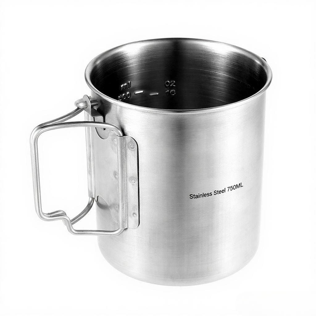 750ml Stainless Steel Pot Port - đánh giá và giá Camping Cooking Pot With Lid