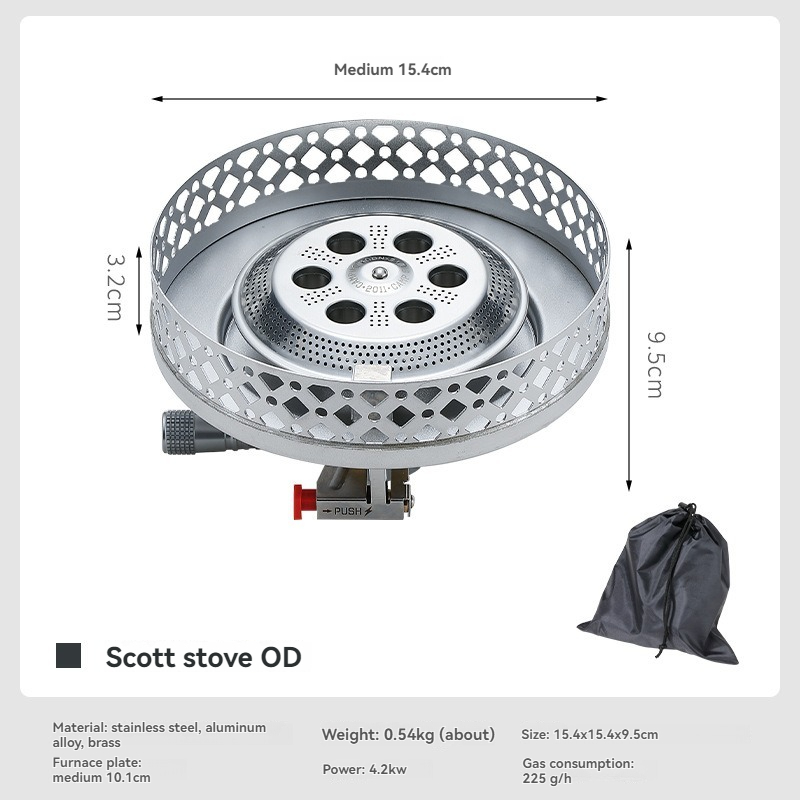 OD-4 Scott High Mountain Stove - đánh giá và giá Camping Cooking Light