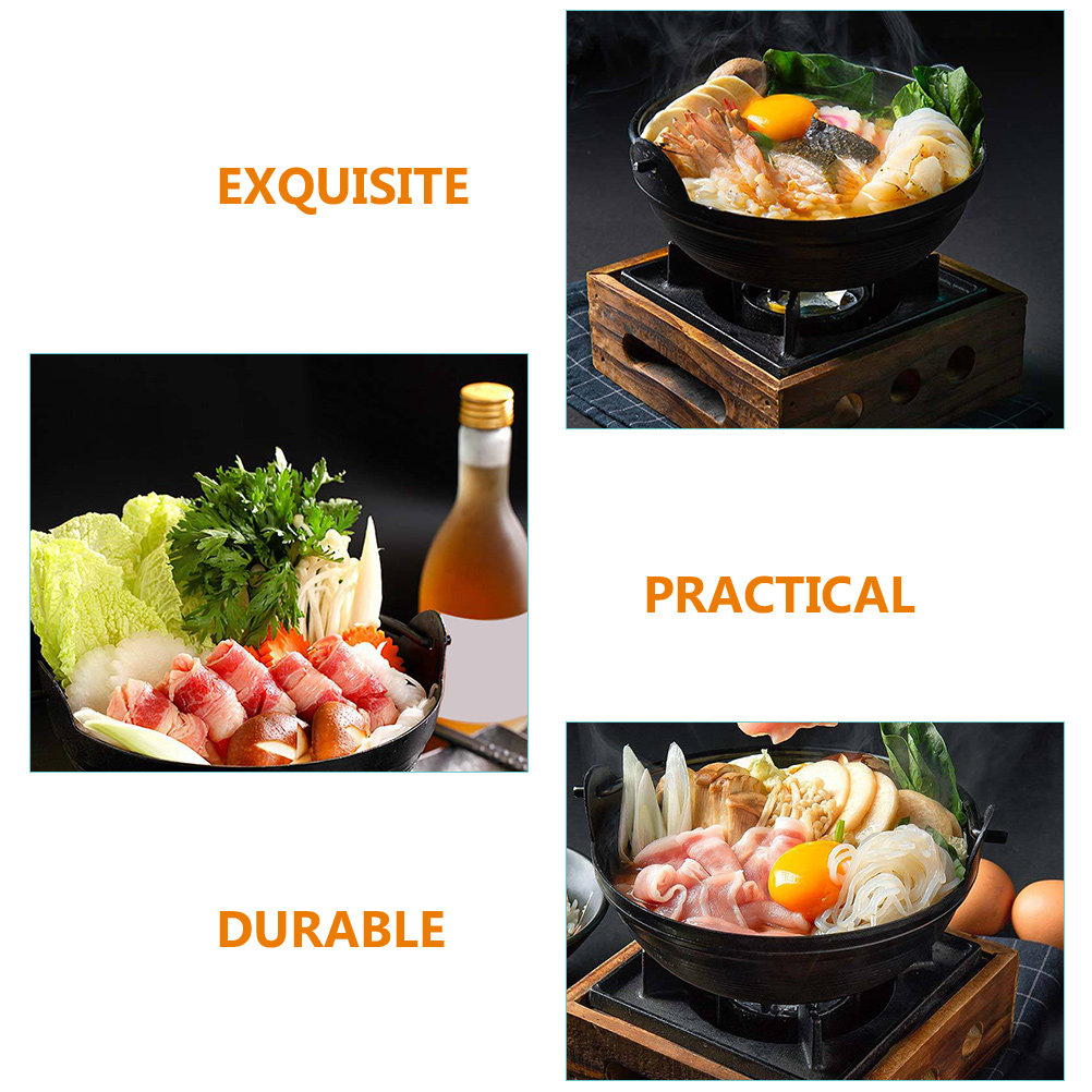 Cast Iron Japanese Hot Pot Suk - đánh giá và giá Japanese Camping Cooking