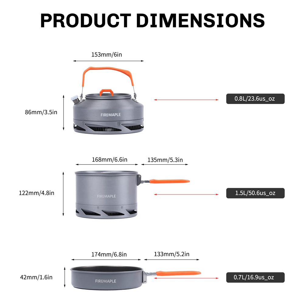 Fire Maple Cắm Trại Đồ Nấu Nướ - đánh giá và giá Camping Cooking All In One