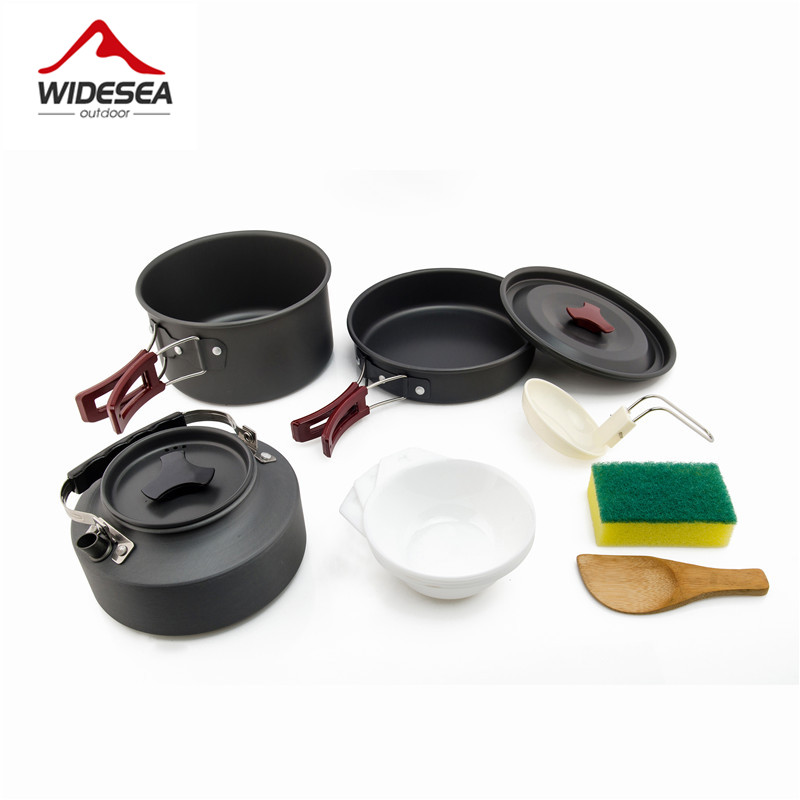 Widesea Camping Cookware Set O - đánh giá và giá Camping Cooking All In One
