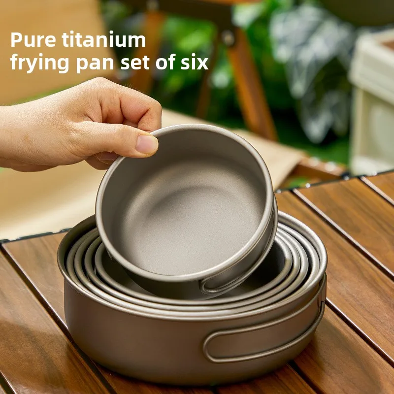 Titanium Outdoor Pot Set Picni - đánh giá và giá Camping Cooking Set Lightweight