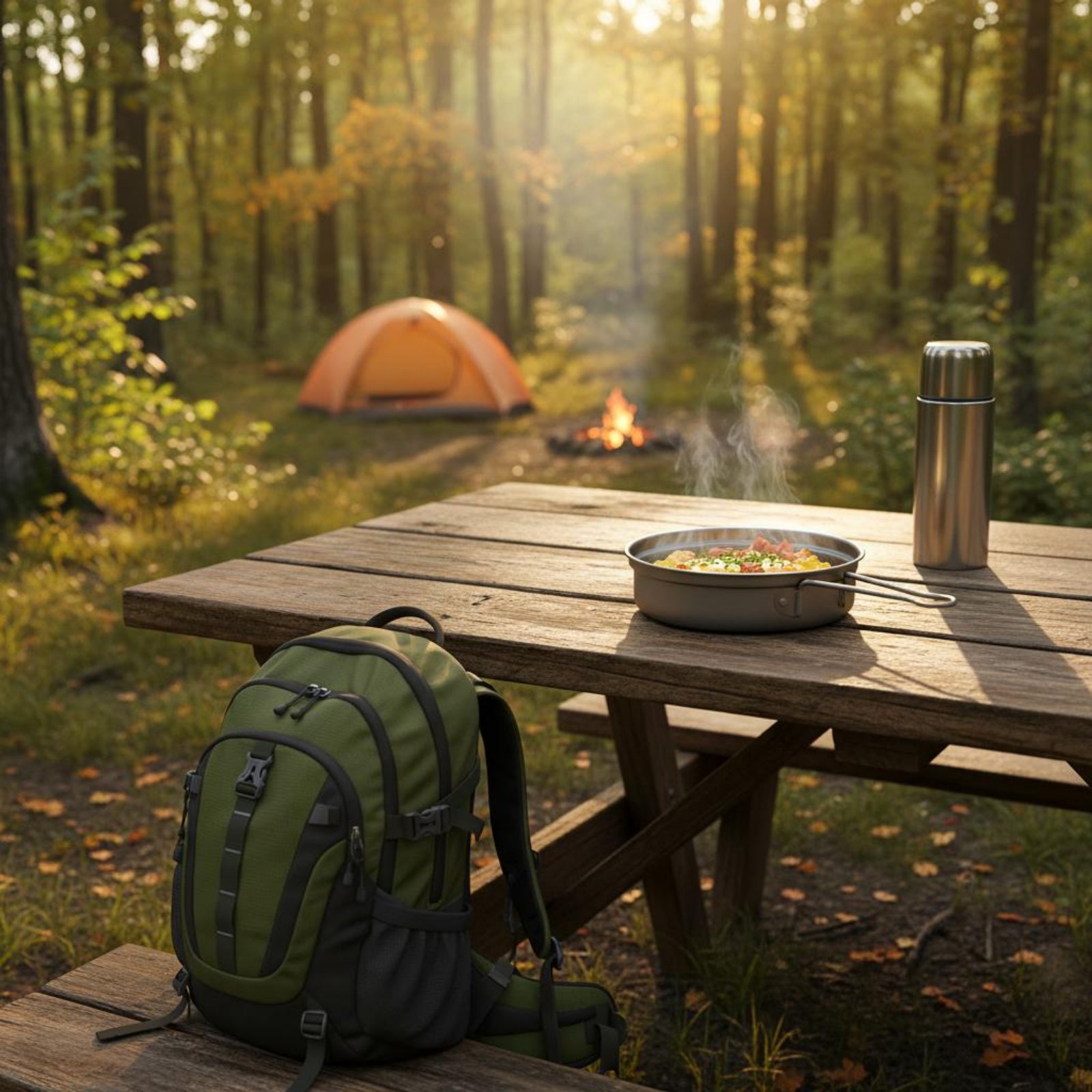 2 Pieces Metal Camping Cook Se - đánh giá và giá Camping Cooking And Dining Set