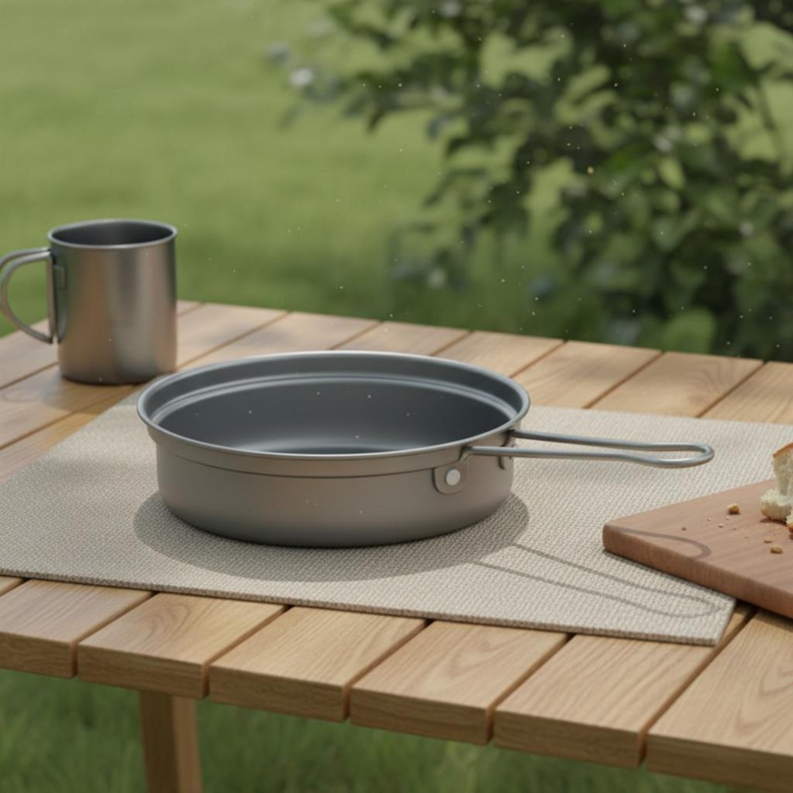 2 Pieces Metal Camping Cook Se - đánh giá và giá Camping Cooking And Dining Set
