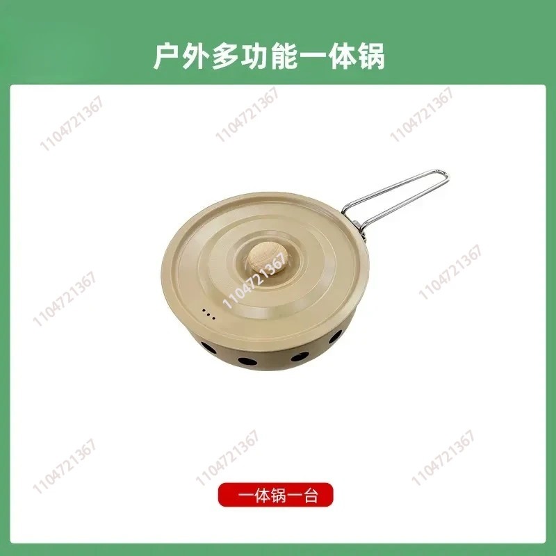 Multifunctional outdoor integr - đánh giá và giá Camping Cooking Vegetables