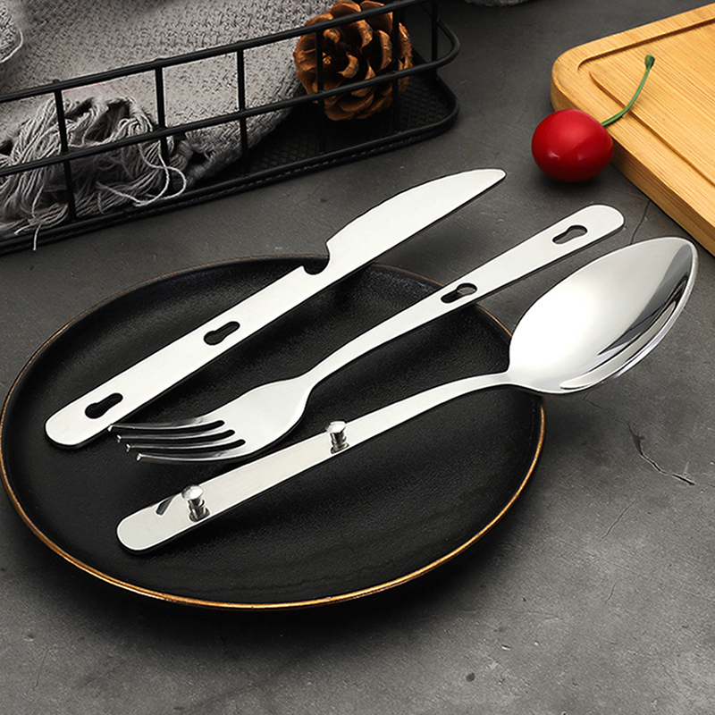 3pcs/set Portable Camping Cook - đánh giá và giá Camping Cooking And Dining Set
