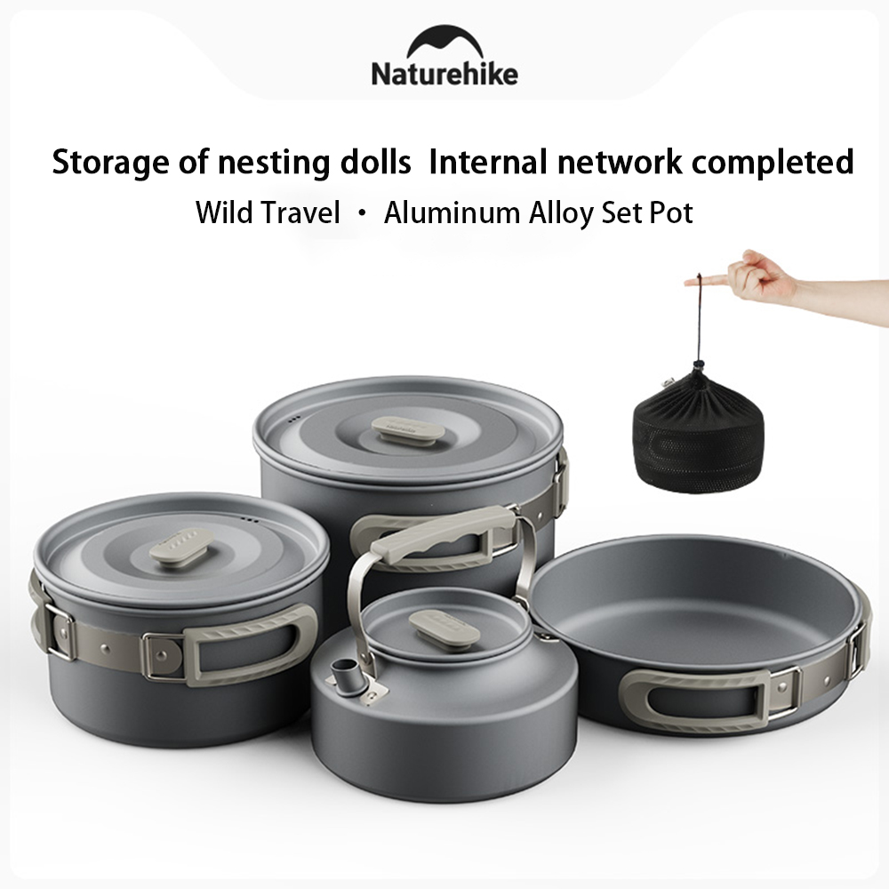 Naturehike Outdoor Pot Set,Cam - đánh giá và giá Camping Cooking Pot