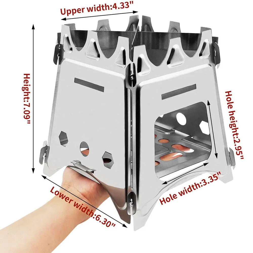 Xách Tay Cắm Trại Gỗ Bếp Với T - đánh giá và giá Camping Cooking System