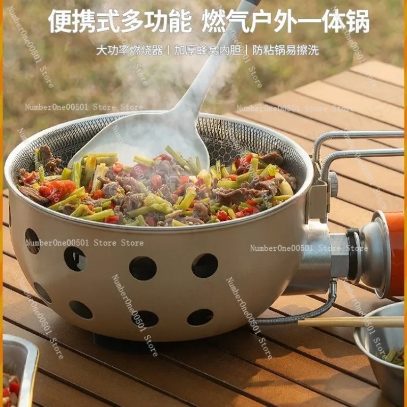 Portable Outdoor Cooking Pot A - đánh giá và giá Camping Cooking All In One