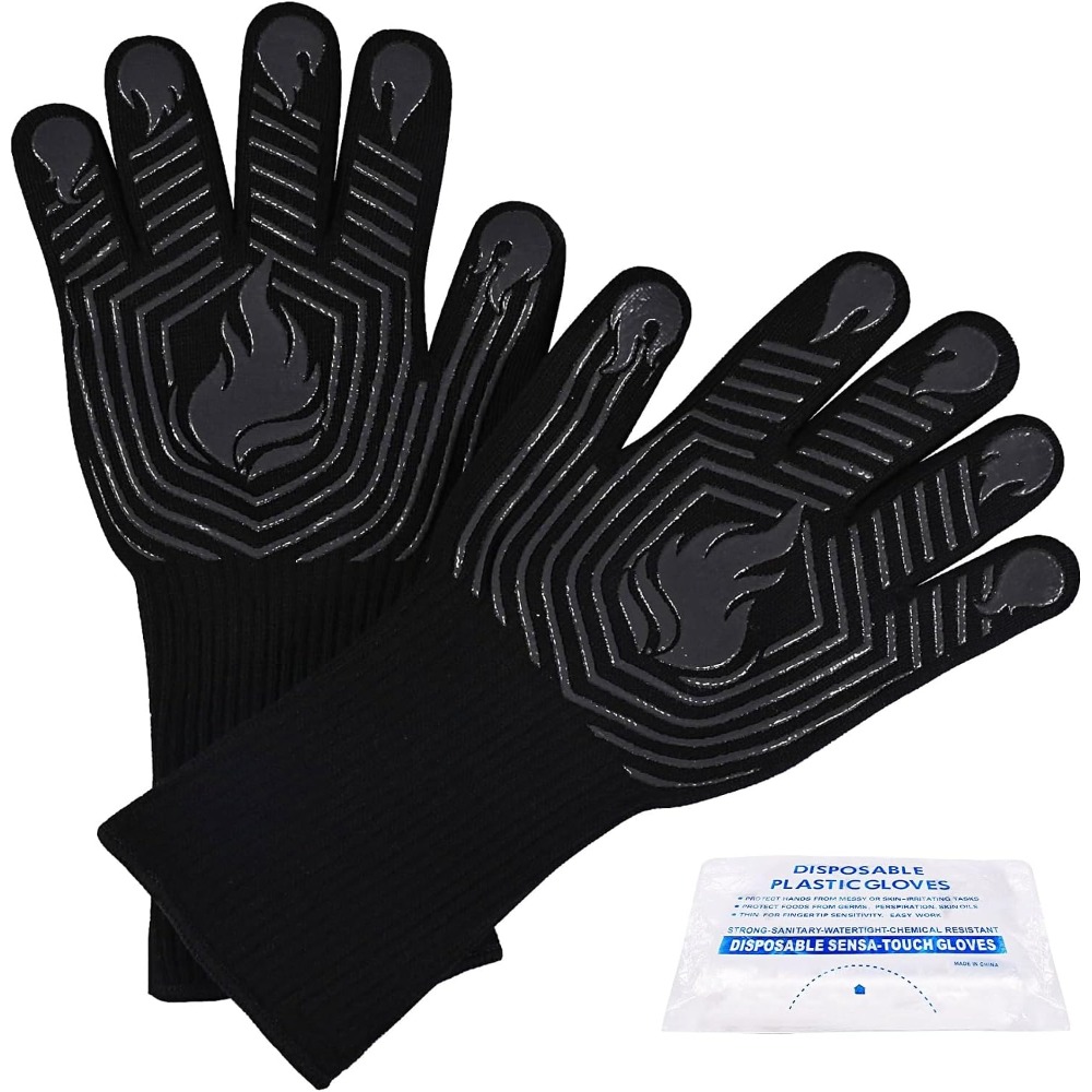 BBQ Gloves, 1472°F Heat Resist - đánh giá và giá Camping Cooking Bbq
