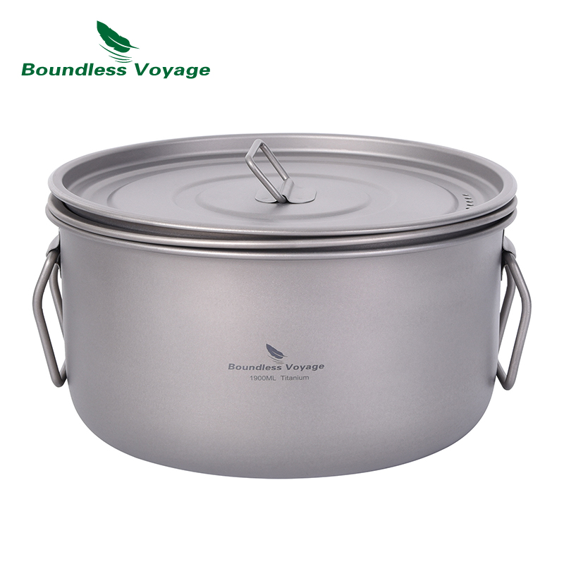 Boundless Voyage Camping Cooki - đánh giá và giá Camping Cooking Pot With Lid